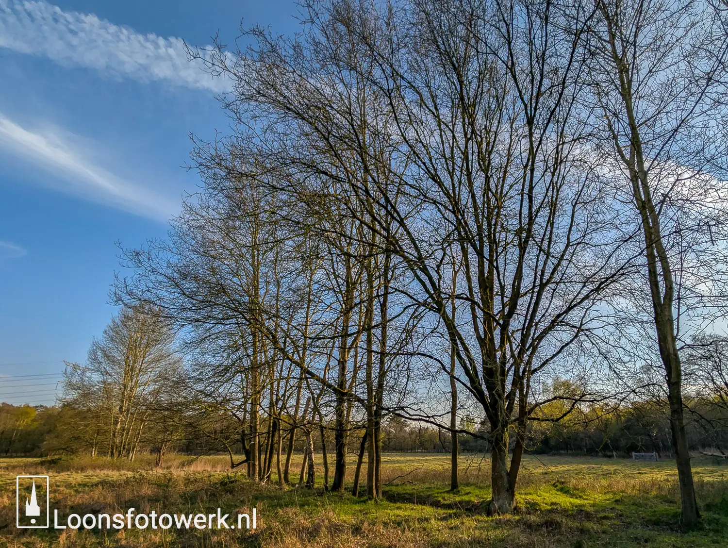 Huis ter Heide in de avond